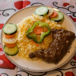 Chicken Roast with Special polao largeu rice